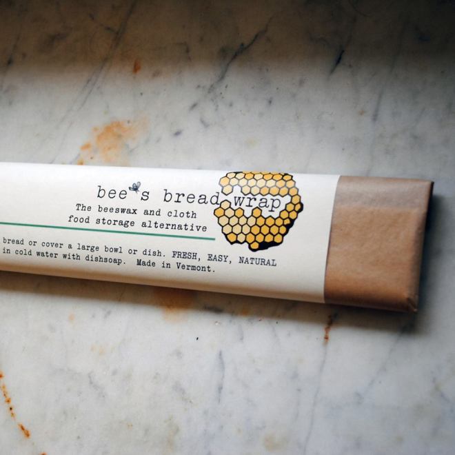 The extra large Bee's Bread Wrap. Made in Vermont with organic cotton, beeswax, jojoba oil and tree resin.